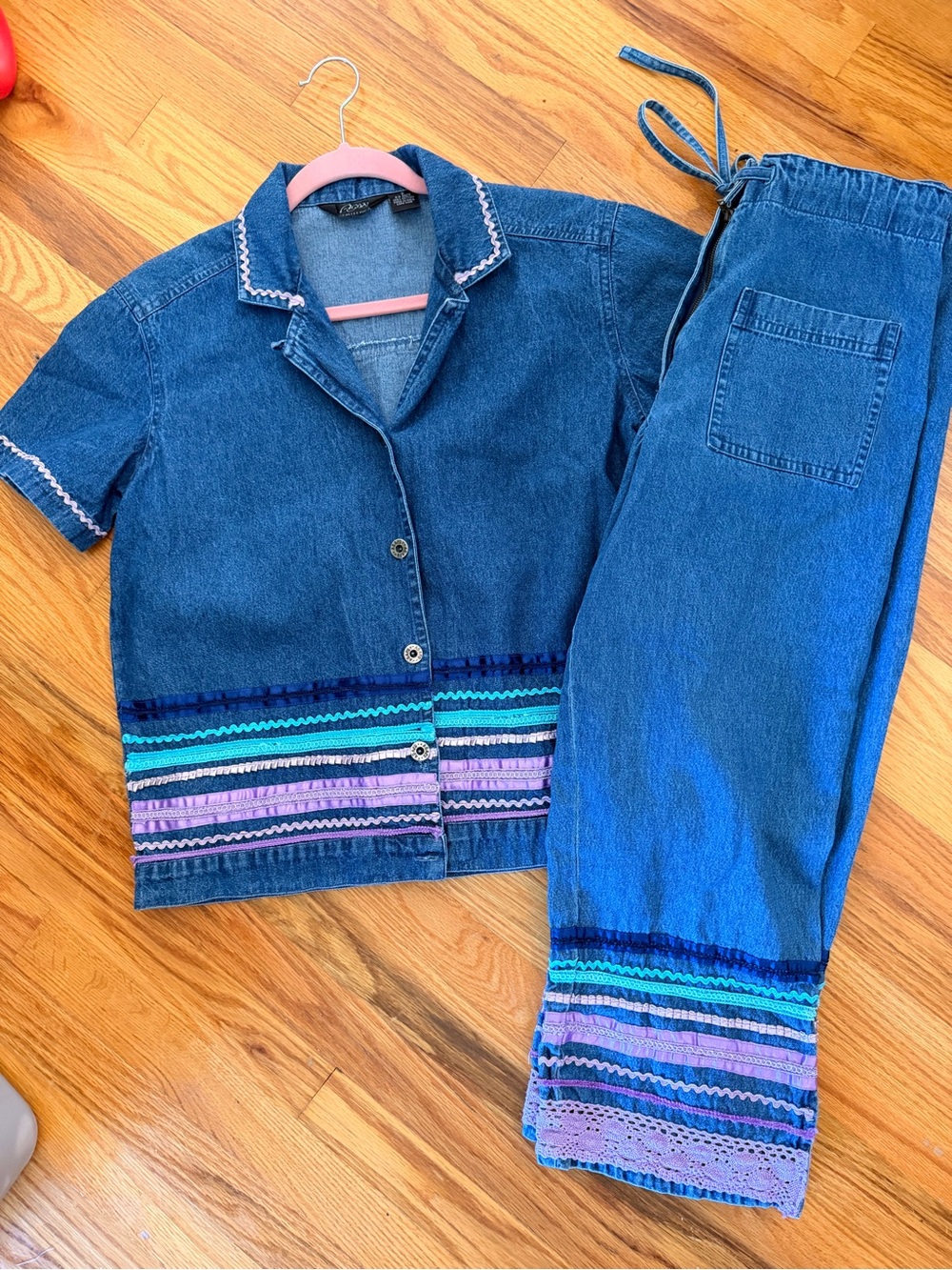 Vintage Two-Piece Women Set